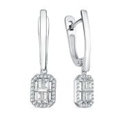 С3017-220-2,67 Серьги с бриллиантами бренд Империал (Au 585)