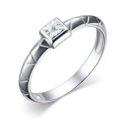 01-4135/000Б-00-1,76 Кольцо с бриллиантом бренд Алькор (Серебро 925)