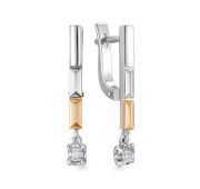4406-21001-1-4,59 Серьги с бриллиантами бренд Brilliant Style (Au 585)