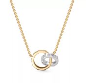 8-908-10-4,94 Колье с бриллиантами бренд Первая Бриллиантовая Компания (Au 585)