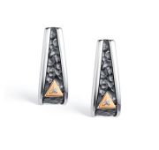 02-4126/000Б-17 Серьги с бриллиантами бренд Алькор (Серебро 925)