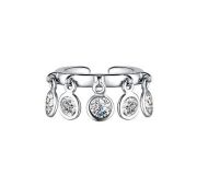 02-2801/00СВ-00 Серьги кафф бренд Алькор (Серебро 925)