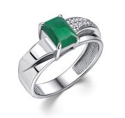 01-4421/00АГ-00 Кольцо с агатом бренд Алькор (Серебро 925)