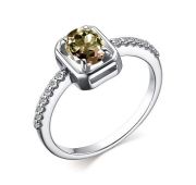 01-3690/00СТ-00 Кольцо с султанитом бренд Алькор (Серебро 925)