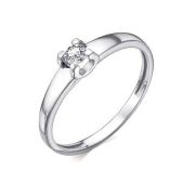 01-4249/000М-00 Кольцо с муассанитом бренд Алькор (Серебро 925)