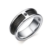 01-2506/00ЧБ-07-6,67 Кольцо с бриллиантом бренд Алькор (Серебро 925)