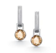 02-4426/0МГК-00 Серьги с морганитом бренд Алькор (Серебро 925)