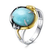 11-777-20181 Кольцо с амазонитом бренд Kabarovsky (Серебро 925)