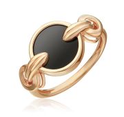 01-5856-00-281-1110 Кольцо с ониксом бренд Platina (Au 585)