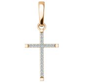 01-418595 Подвеска крест бренд Sanis (Au 585)