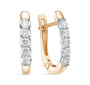 С3518-120-3,15 Серьги дорожка с бриллиантами бренд Империал (Au 585)