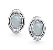 02-4410/0АКВ-00 Серьги с аквамарином бренд Алькор (Серебро 925)