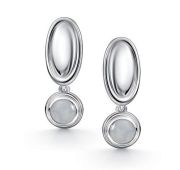 02-4406/0АКВ-00 Серьги с аквамарином бренд Алькор (Серебро 925)