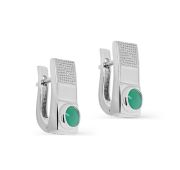 12-329-1900 Серьги с ониксом бренд Kabarovsky (Серебро 925)