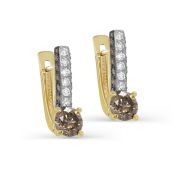 12-21884-6089-2,95 Серьги с бриллиантами бренд Kabarovsky (Au 585)