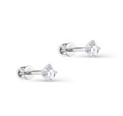 2-1117-1000-0,84 Серьги пуссеты с бриллиантами бренд Kabarovsky (Au 585)