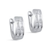 2-9039-7900 Серьги с фианитами бренд Kabarovsky (Серебро 925)