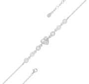 4-9090-7900 Браслет с фианитами бренд Kabarovsky (Серебро 925)