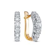 3573-210-5,1 Серьги с бриллиантами бренд Brilliant Style (Au 585)