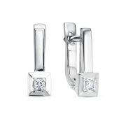 3711-21001-3,92 серьга с бриллиантами бренд Brilliant Style (Au 585)