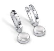 02-4822/00ГХ-00 Серьги с горным хрусталем бренд Алькор (Серебро 925)