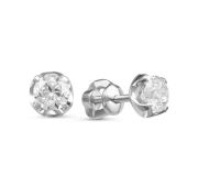 2-336-20 Серьги с бриллиантами бренд Первая Бриллиантовая Компания (Au 585)