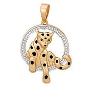 П23527 Подвеска леопард (Au 585)