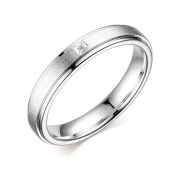 01-3294/000Б-00-3,16 Кольцо обручальное с бриллиантом бренд Алькор (Серебро 925)