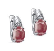 12-553-24400 Серьги с улекситом бренд Kabarovsky (Серебро 925)