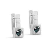 12-11800-1100-4,28 Серьги с сапфиром бренд Kabarovsky (Au 585)