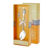 1404НБ05802 набор крестильный «Ангел» ложка и крестик (Серебро 925)