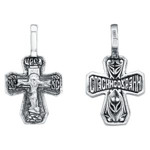 13-001929-115000 Подвеска крест (Серебро 925)
