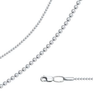 28-034030-104002 Цепь перлина (Серебро 925)