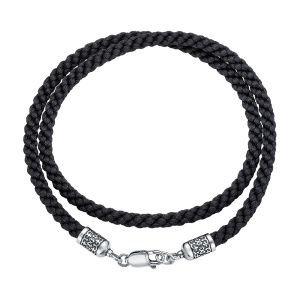 05-000090-105810 шнурок текстиль (Серебро 925)