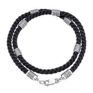 05-000093-115810 шнурок текстиль (Серебро 925)