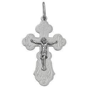 13-001555-104000 Подвеска крест (Серебро 925)