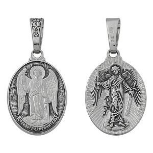 21-002040-115000 Подвеска икона Ангел Хранитель (Серебро 925)
