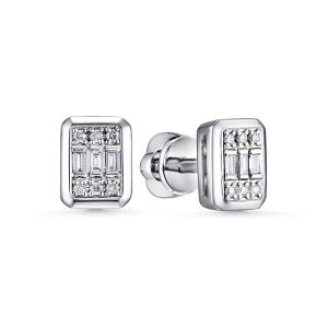 1175-6200-2,12 Серьги пуссеты бренд Лето (Au 585)